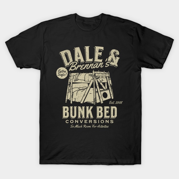 Dale & Brennan's Bunk Beds Step Brothers TShirt TeePublic